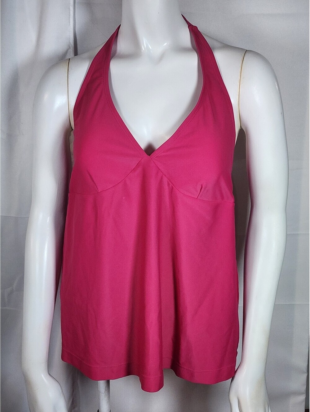 Old Navy Maternity Pink Halter Tankini Swim Top Medium - Picture 2 of 5